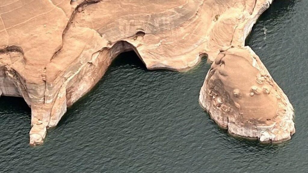 Large geological function generally known as the ‘Double Arch’ and the ...